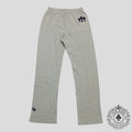 Pantalon de jogging floqué triple croix Chrome Hearts pour femme, gris