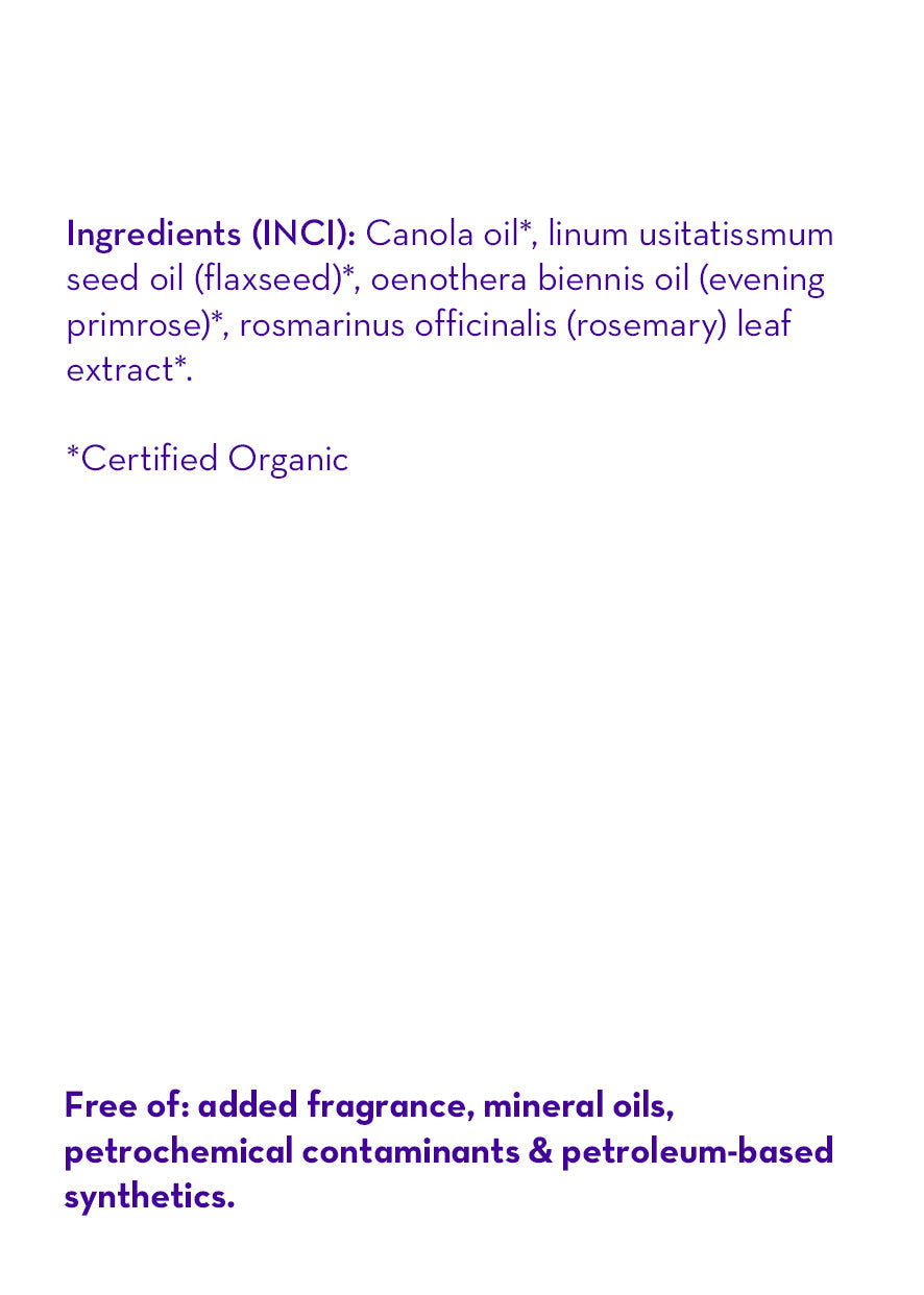 Huile corporelle certifiée biologique Super Sensitive™ (sans parfum)