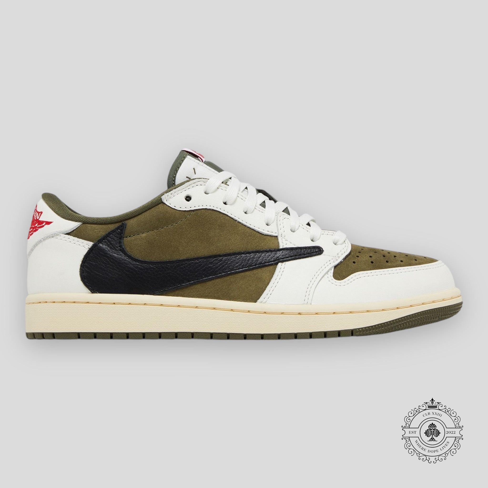 Air Jordan 1 Retro Low OG SP Travis Scott "Medium Olive" - PAIRE ÉCHANTILLON