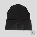 Bonnet brodé Chrome Hearts CH noir