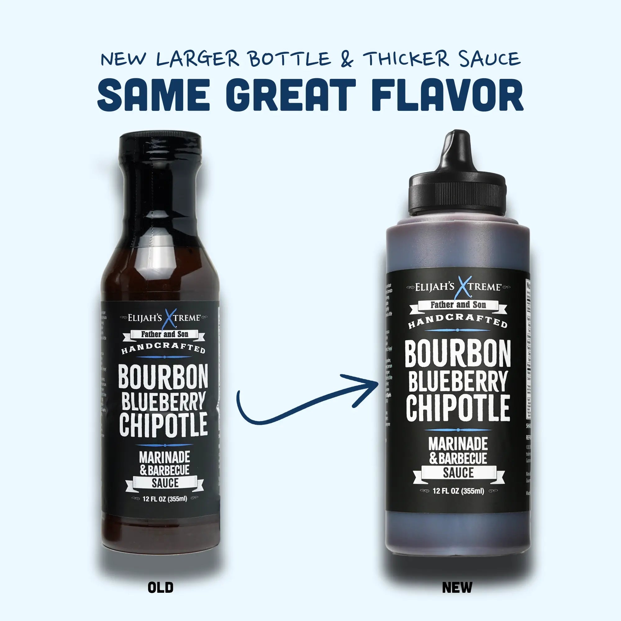 Sauce et marinade BBQ au Bourbon, myrtille et chipotle