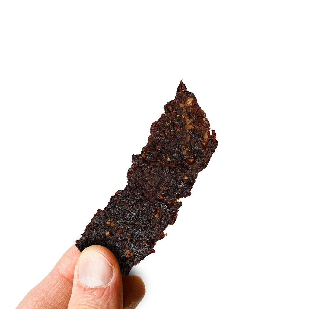 Bœuf séché mariné à la bière et au sirop d'érable pour barbecue - 6 sachets (450g)