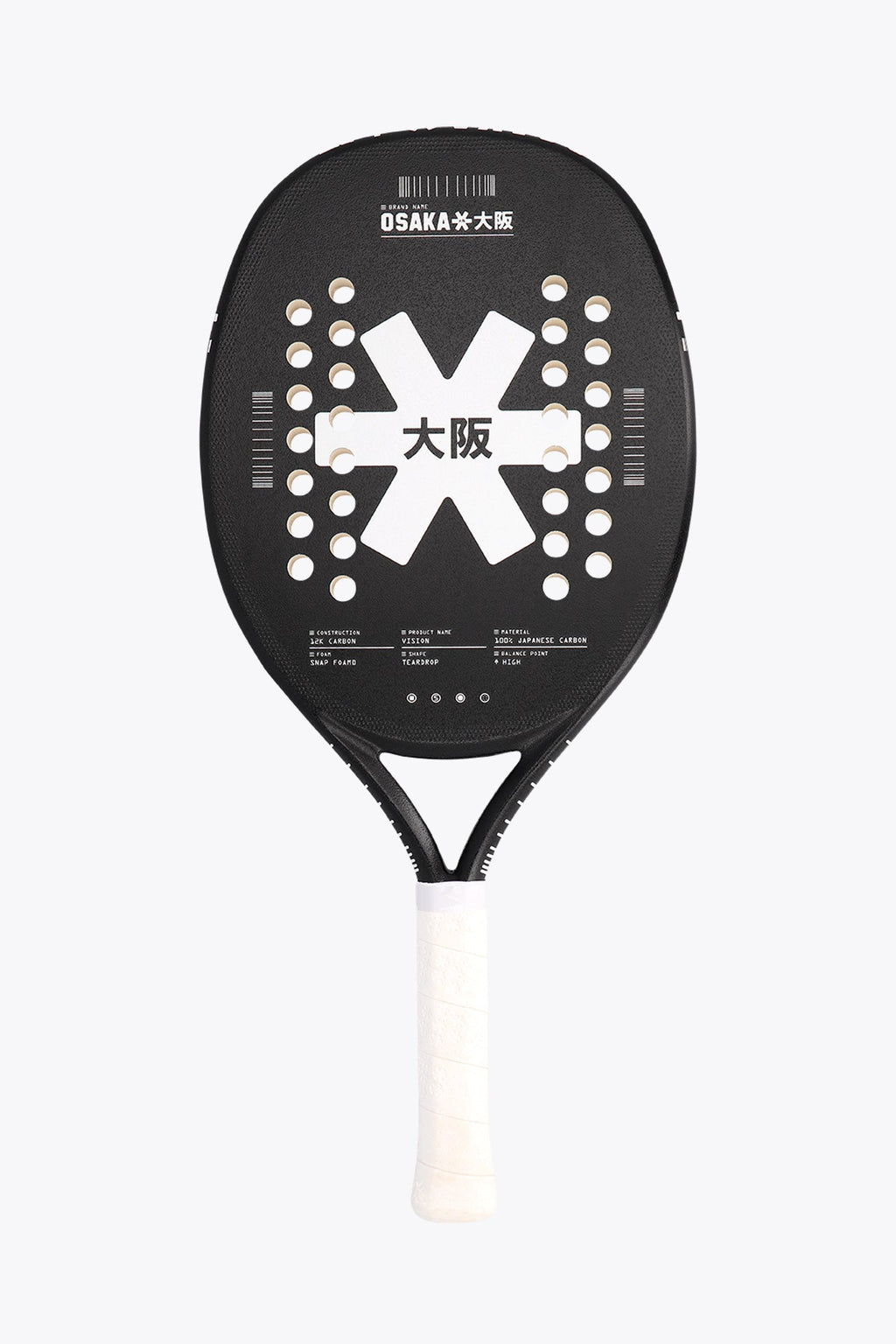Raquette de Beach Tennis Osaka - Vision | Blanc