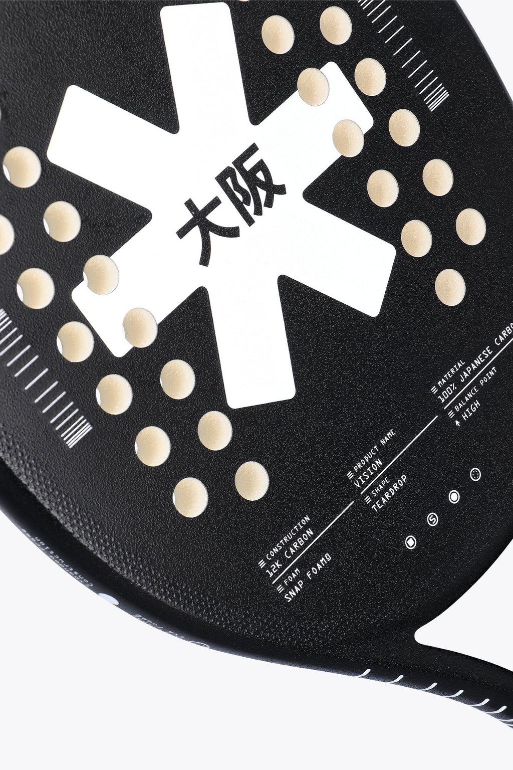 Raquette de Beach Tennis Osaka - Vision | Blanc