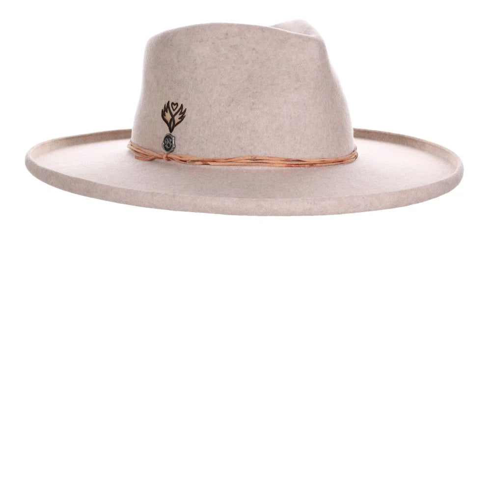 Biltmore The Bones - Chapeau Fedora en feutre de laine à larges bords