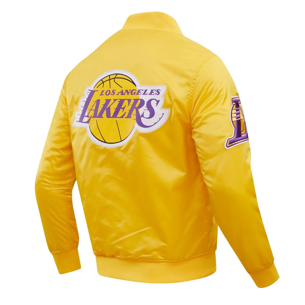 Veste en satin à grand logo Pro Standard LA Lakers - Dorée