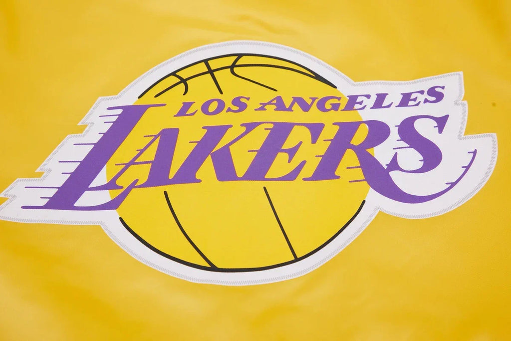 Veste en satin à grand logo Pro Standard LA Lakers - Dorée