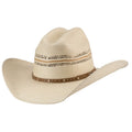 Chapeau de cowboy en paille Bangora Bullhide Boley (25X)