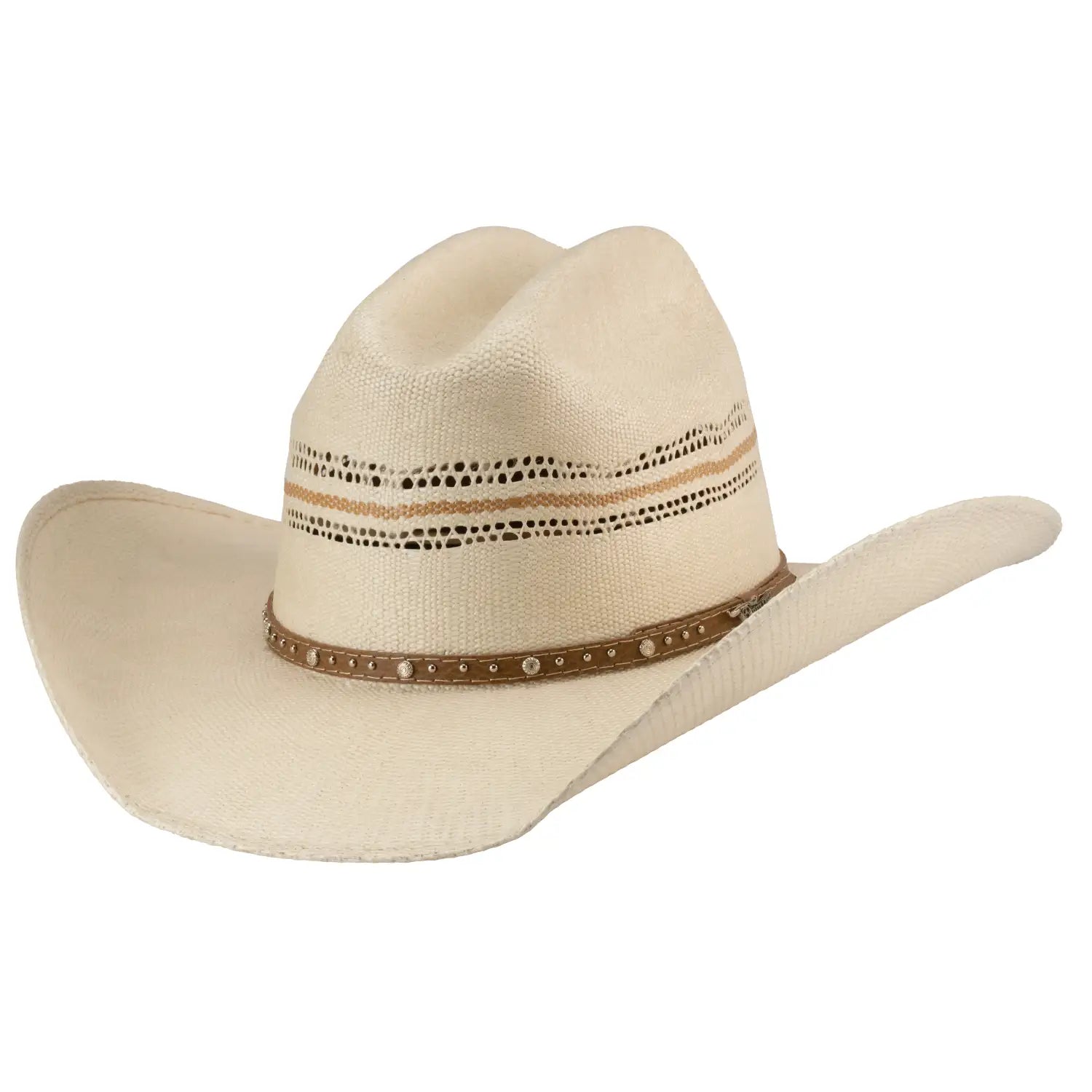 Chapeau de cowboy en paille Bangora Bullhide Boley (25X)