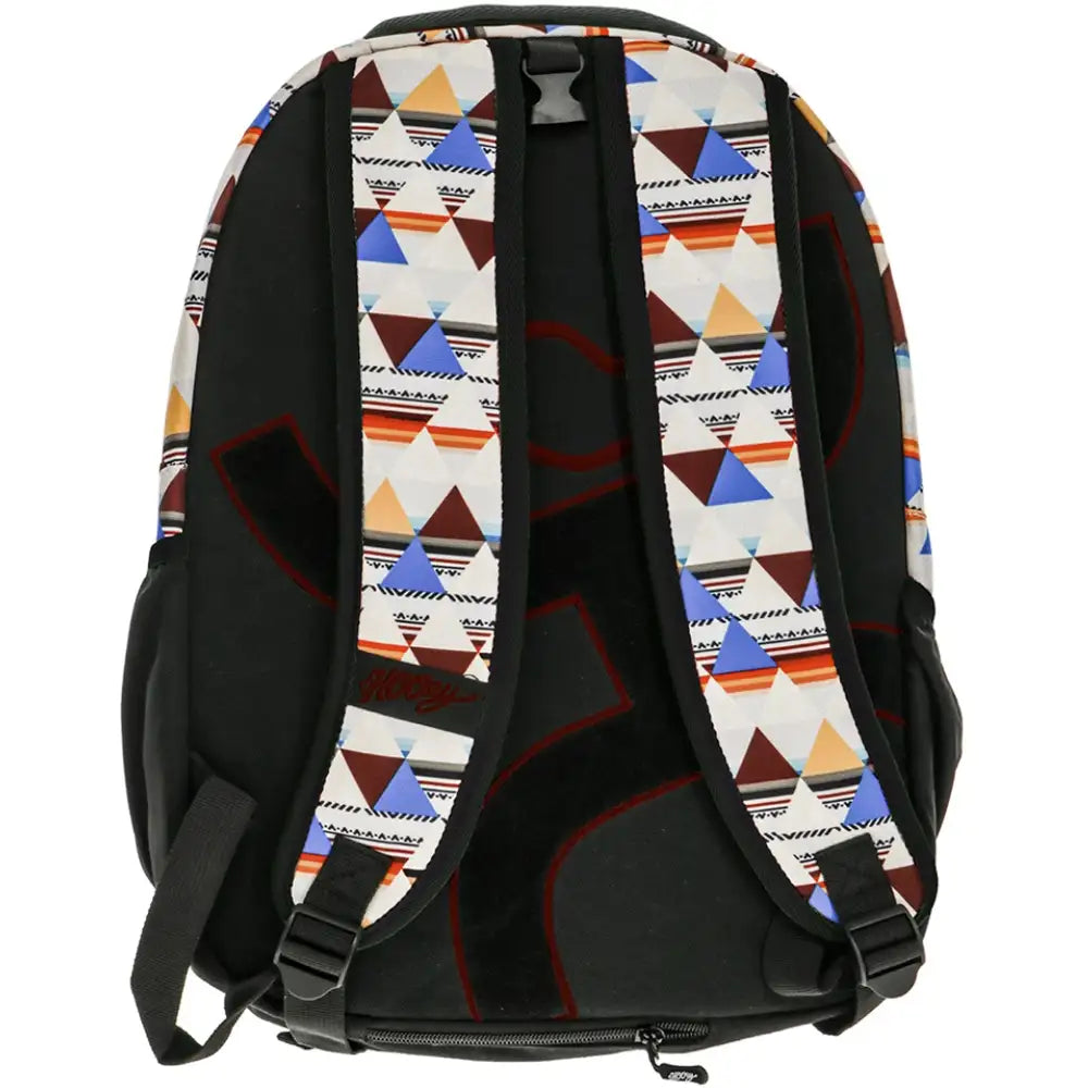 Sac à dos HOOey "Recess" Diamond Aztec (crème/bordeaux)