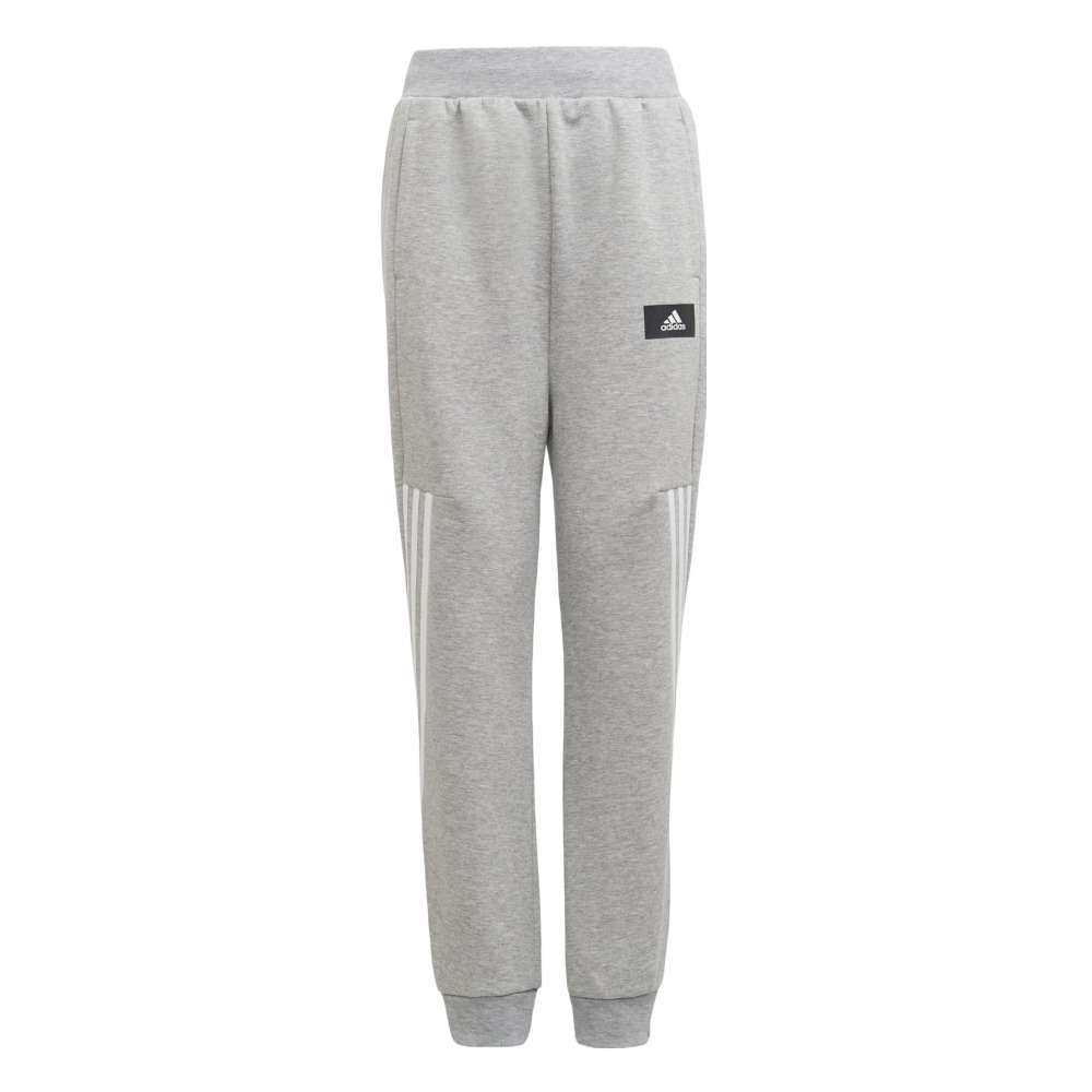 Pantalon fuselé à 3 bandes adidas Future Icons pour enfant - GRIS MOYEN CHINÉ / BLANC