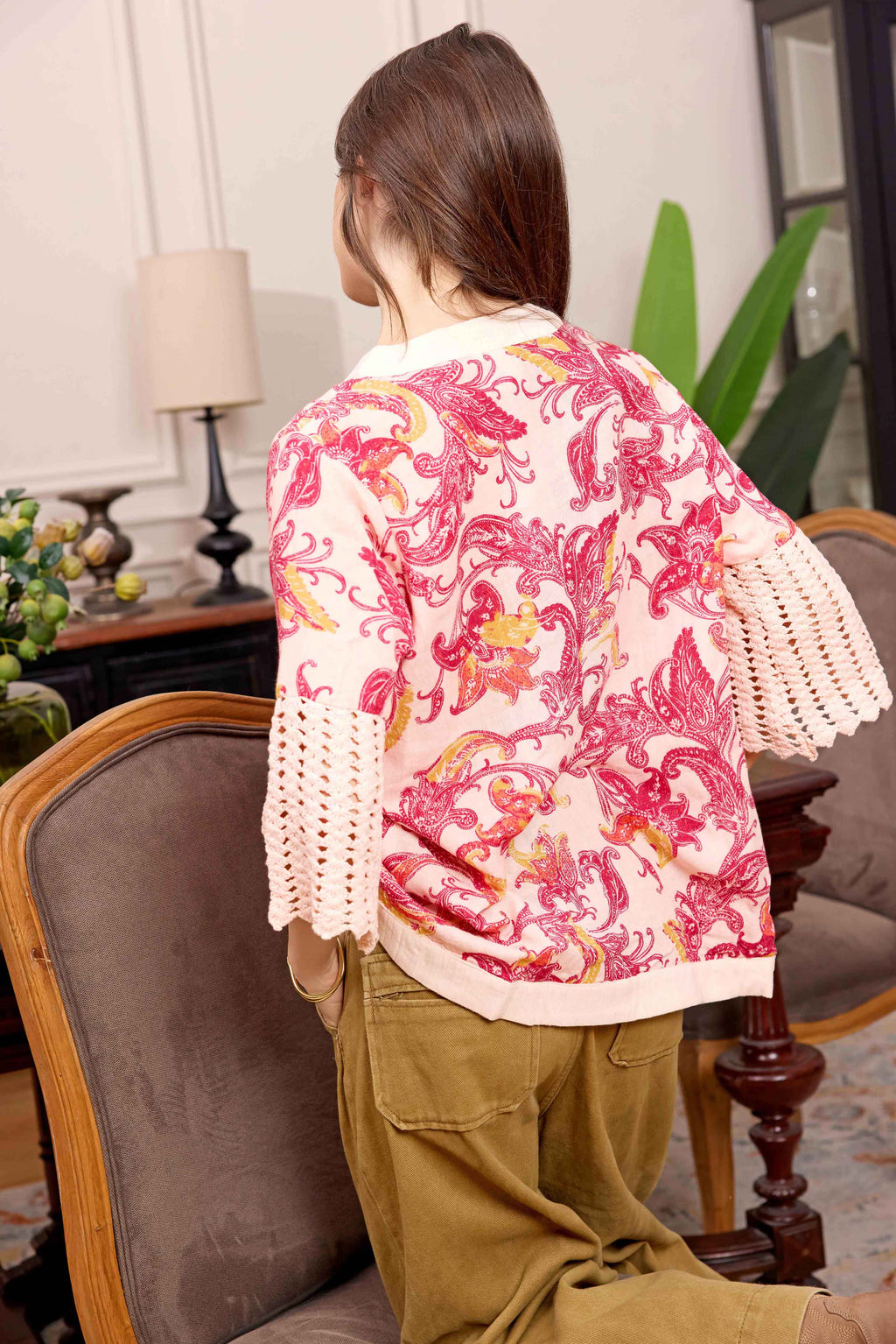 Haut Ashley Flutter Rose