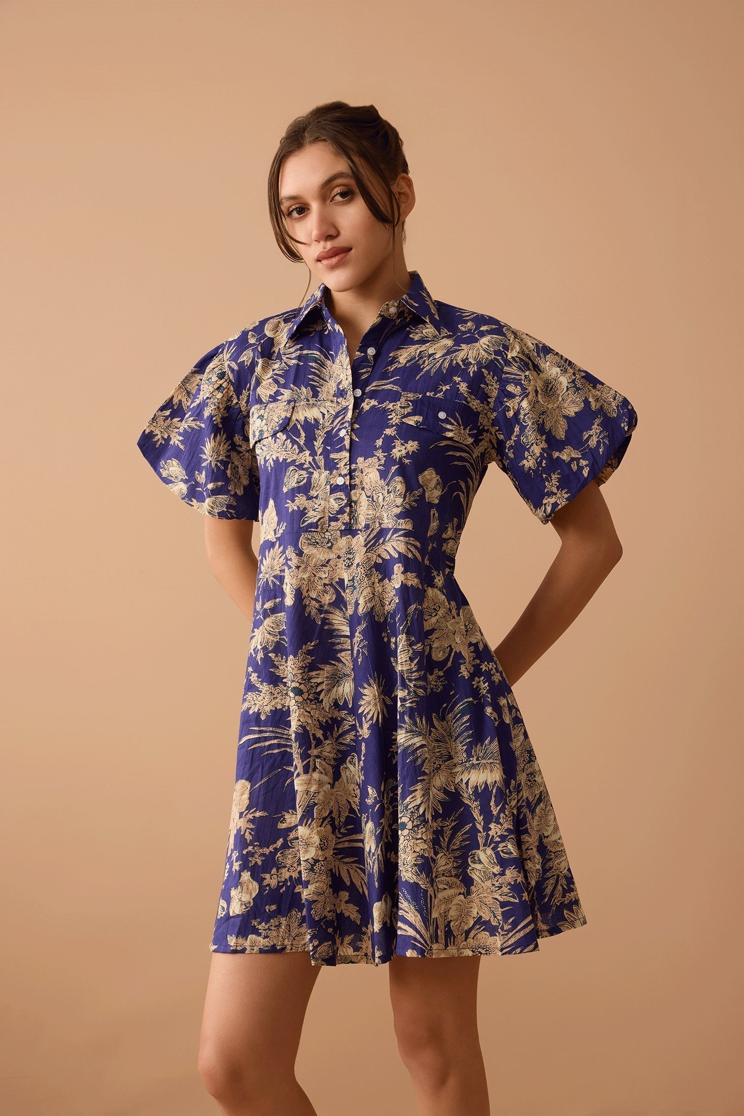 Robe Midnight's Garden Bleue