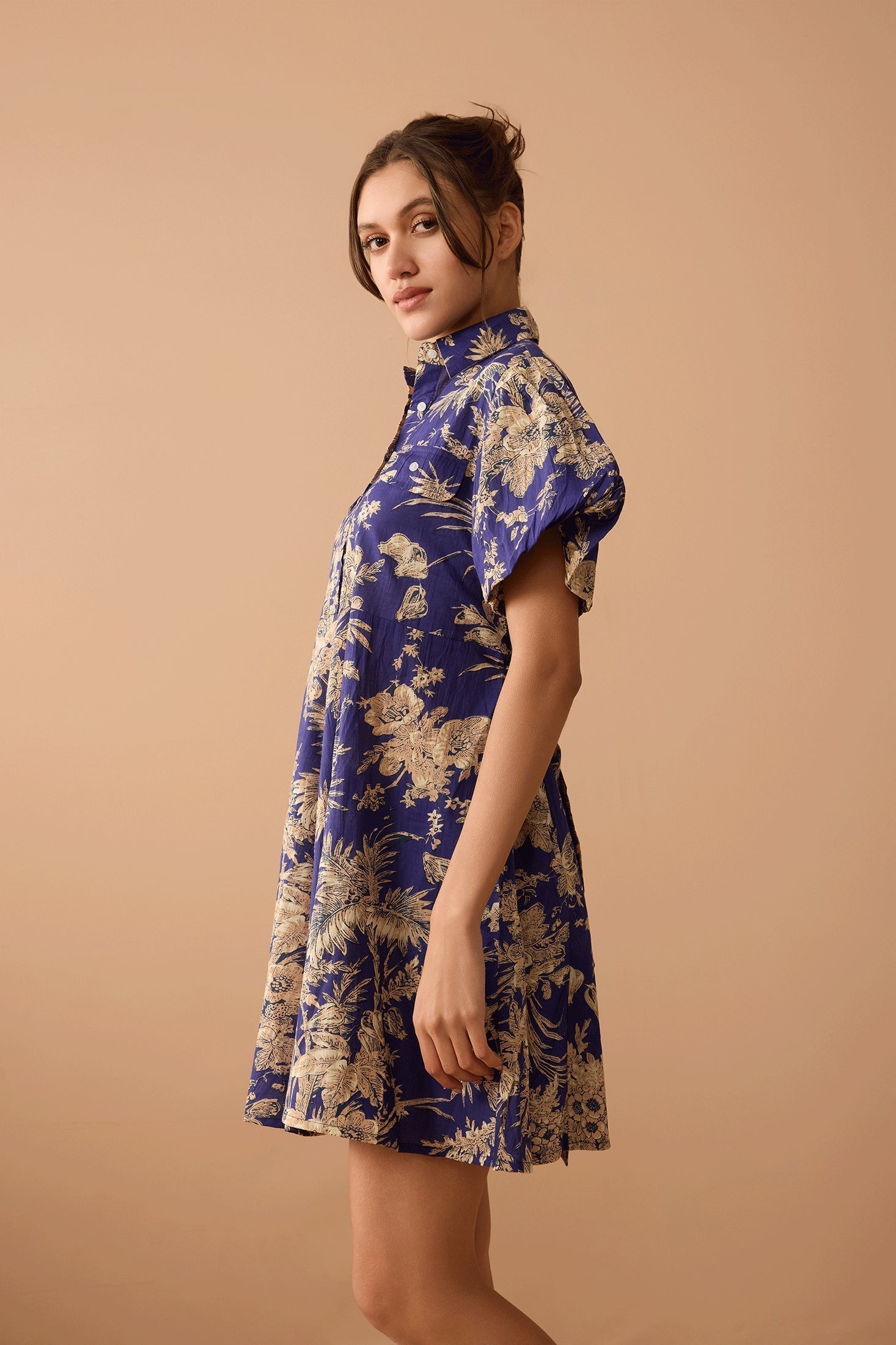 Robe Midnight's Garden Bleue