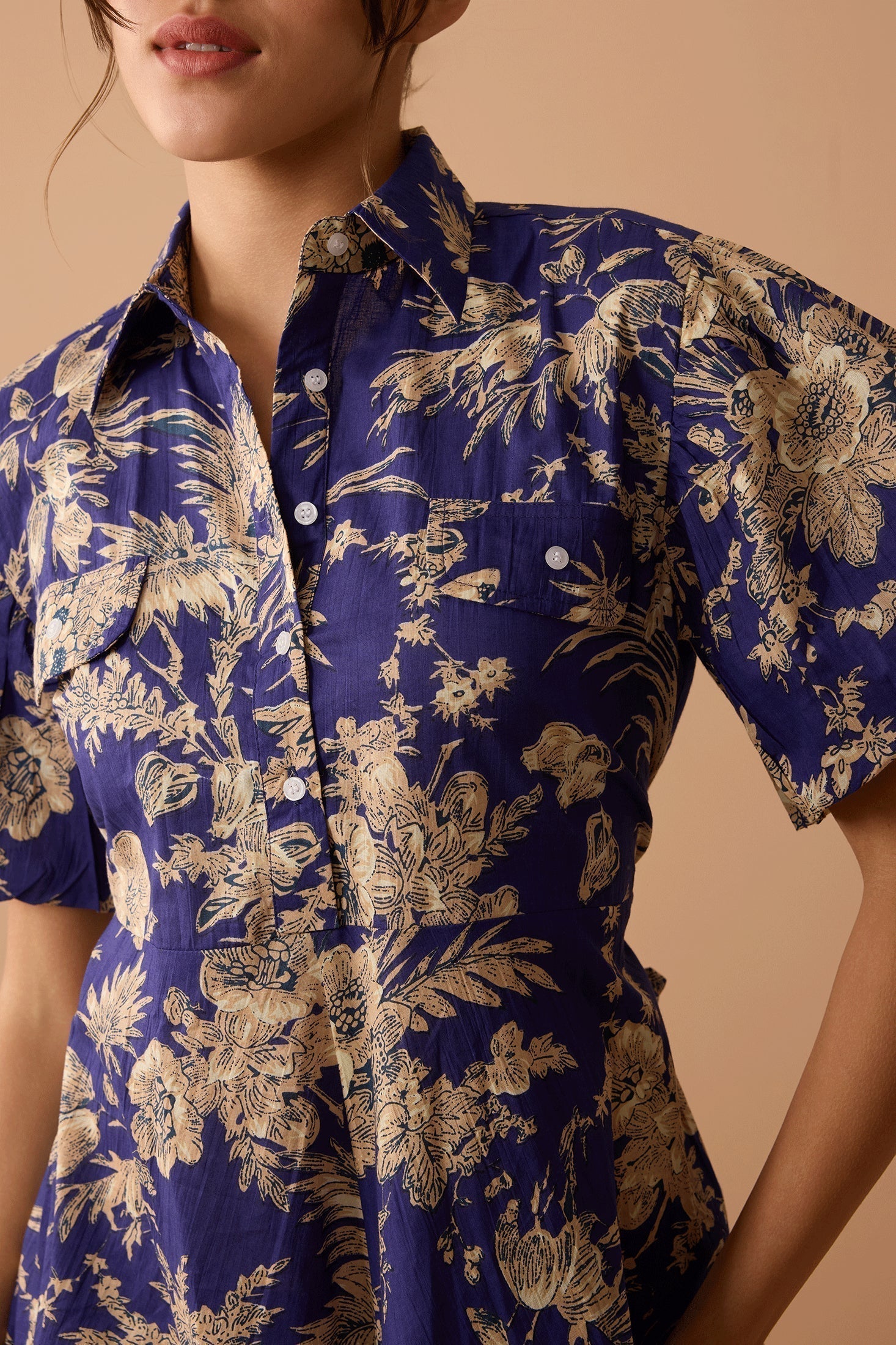 Robe Midnight's Garden Bleue