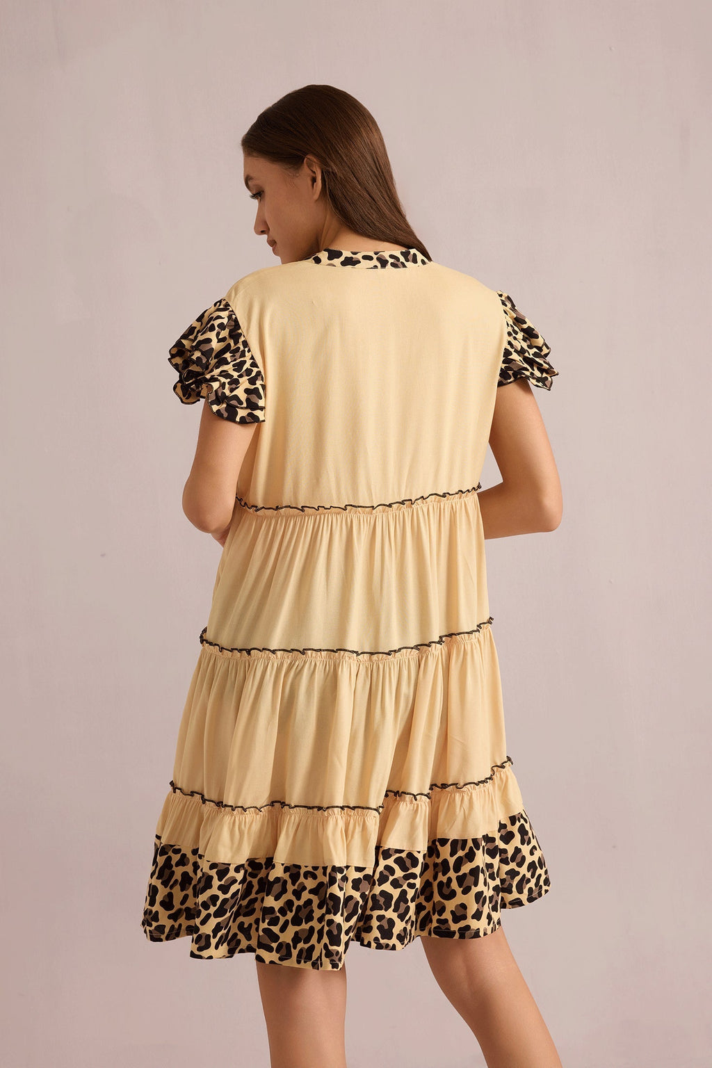 Robe Empire Aaliyah Beige