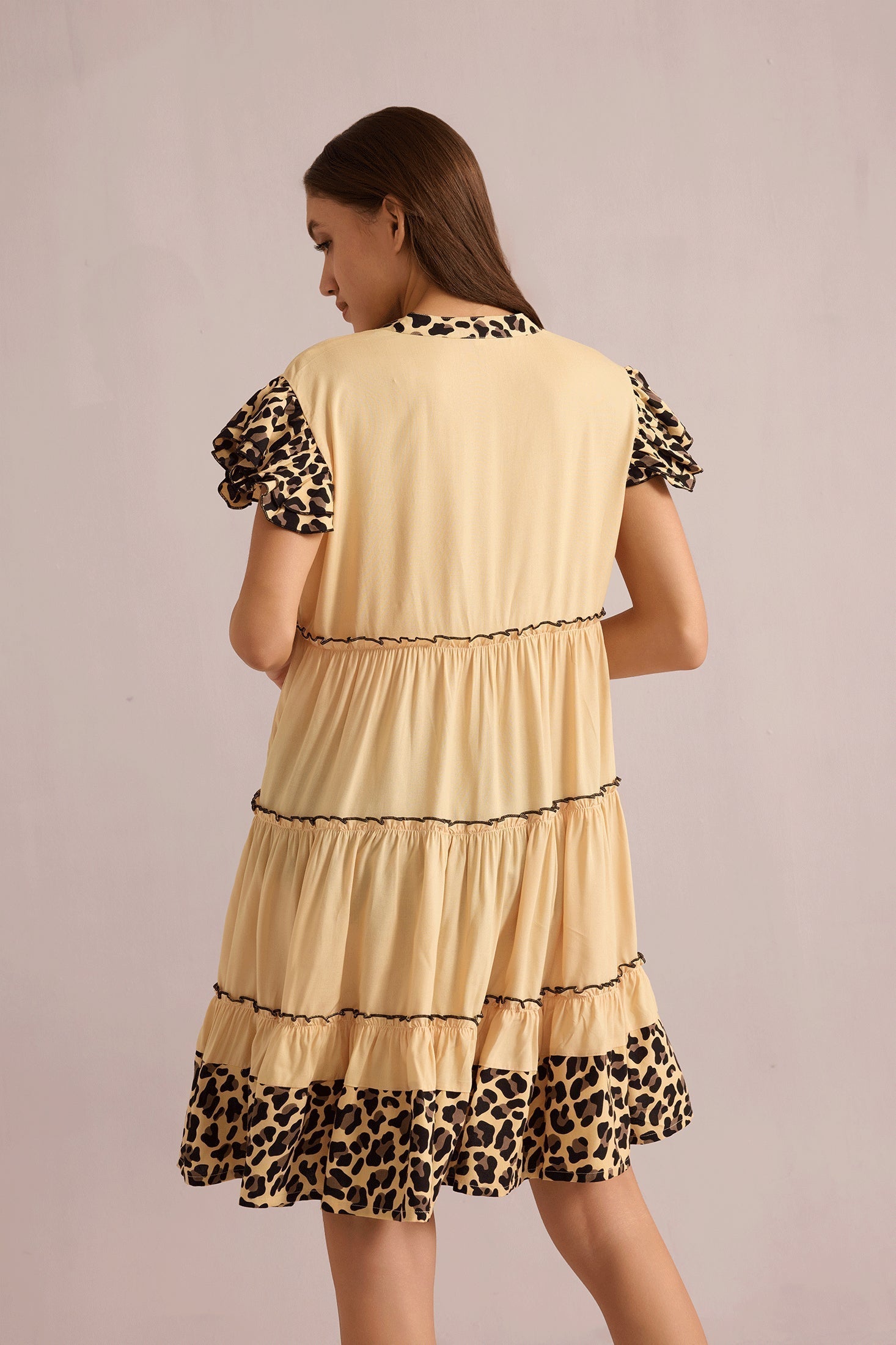 Robe Empire Aaliyah Beige
