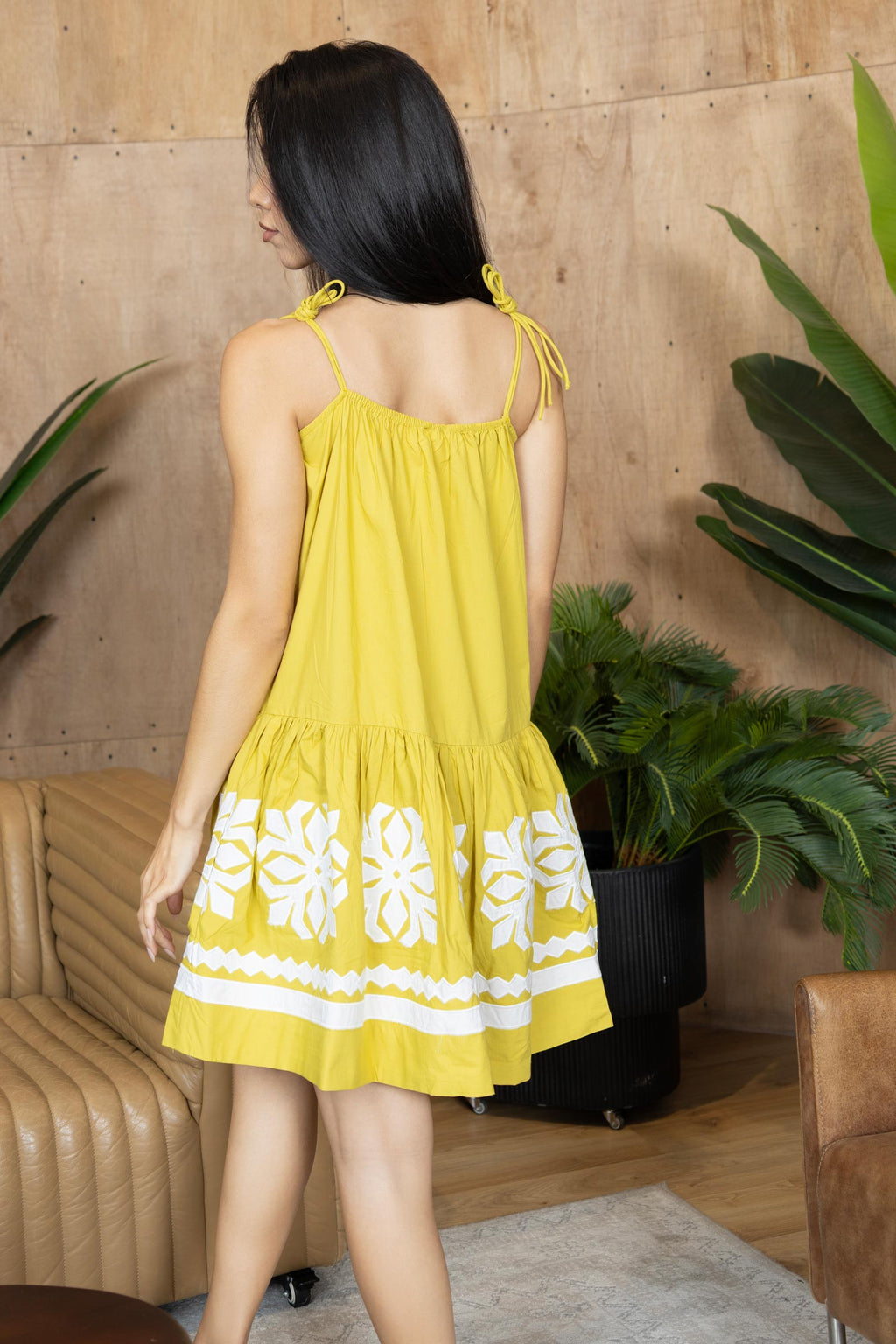 Robe Marigold Muse accent vert olive
