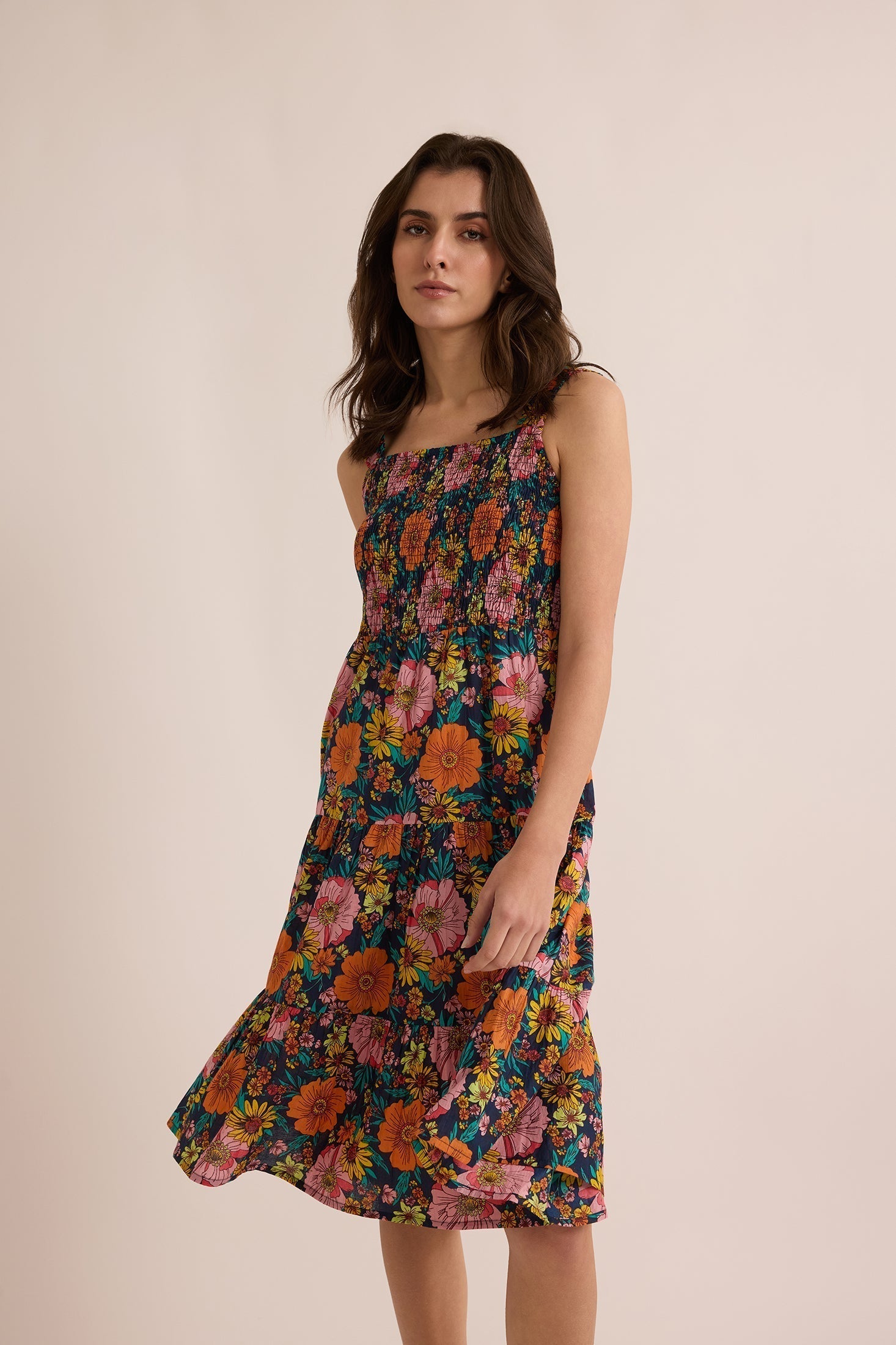 Robe Zinnia pour Zoé multicolore