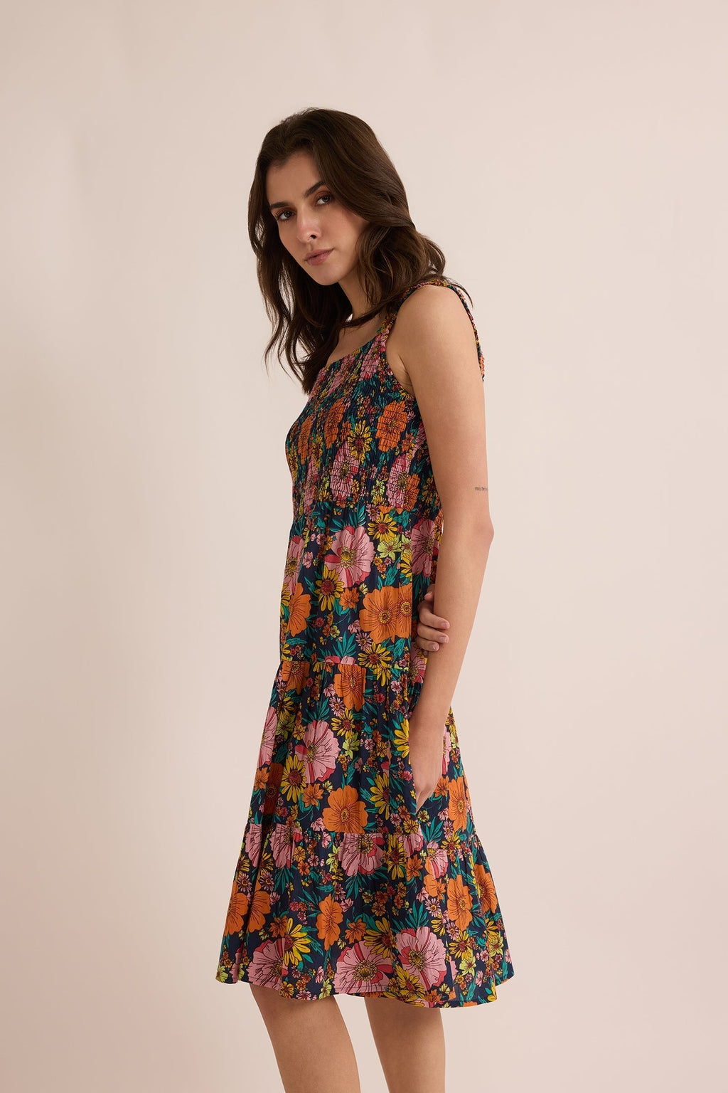 Robe Zinnia pour Zoé multicolore