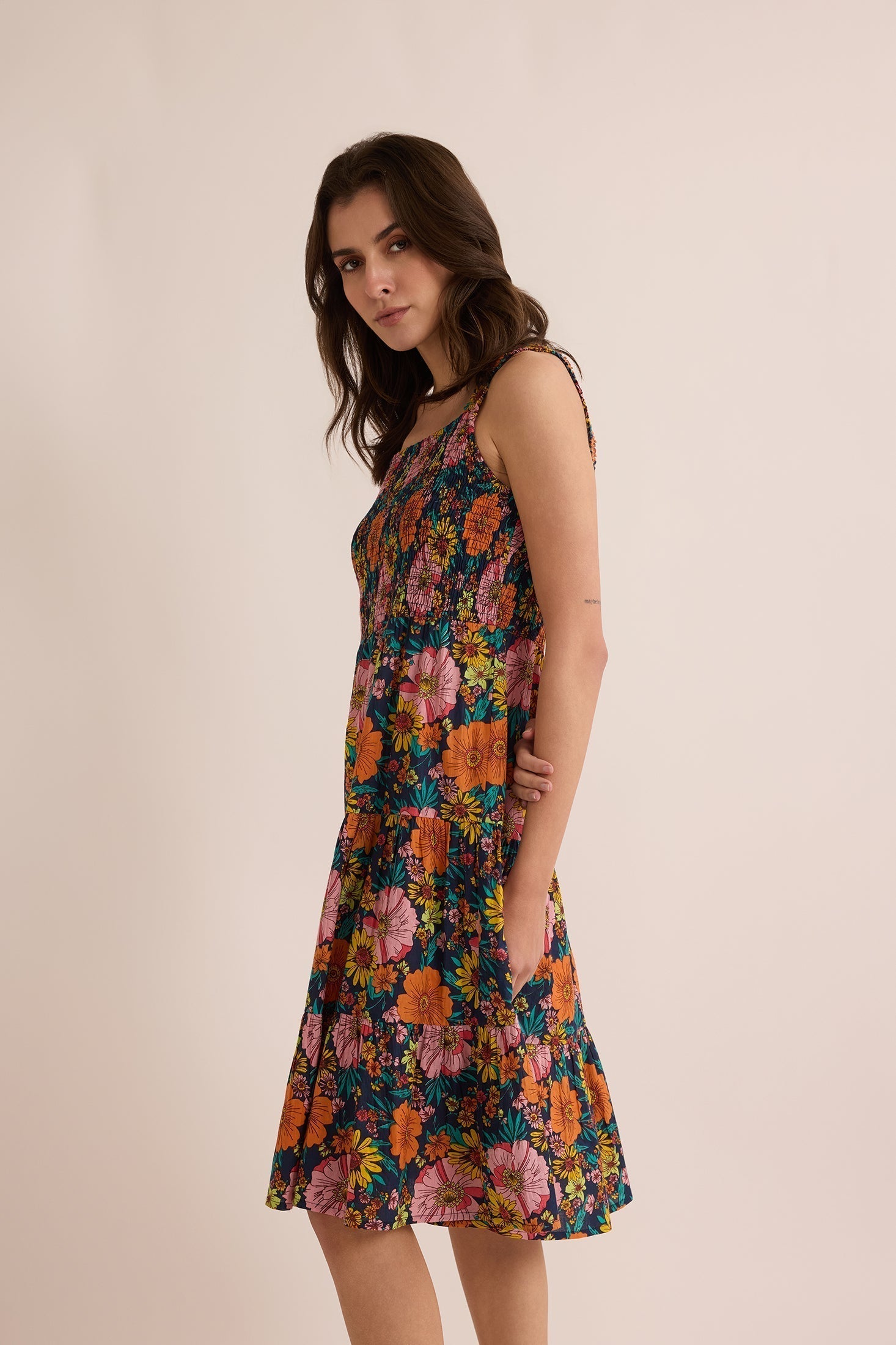 Robe Zinnia pour Zoé multicolore