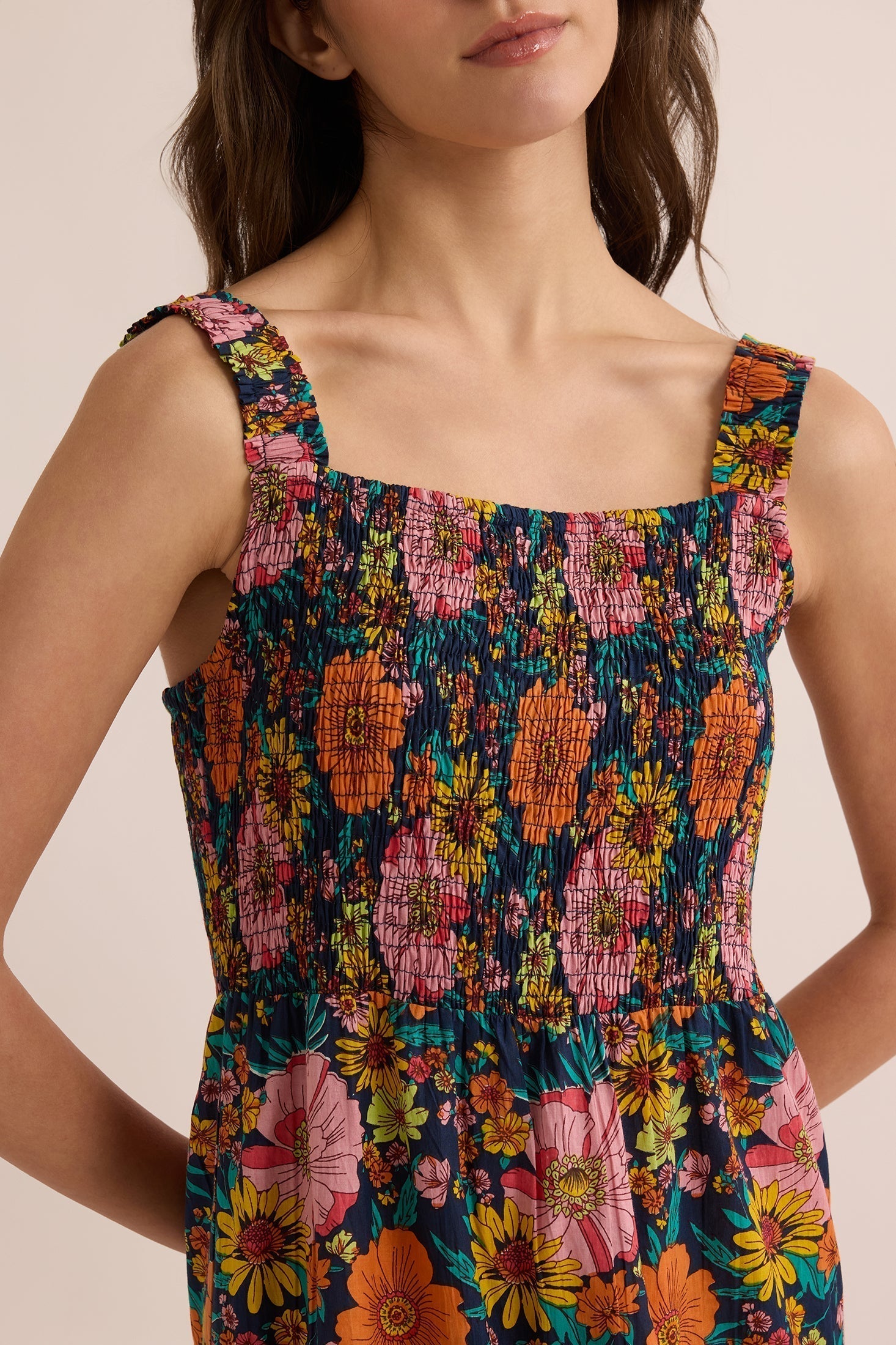 Robe Zinnia pour Zoé multicolore