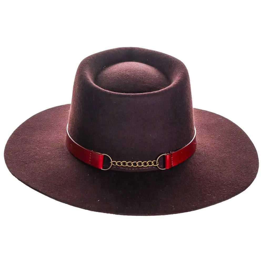 Chapeau Fedora Biltmore Winslow en Feutre de Laine de Style Outback