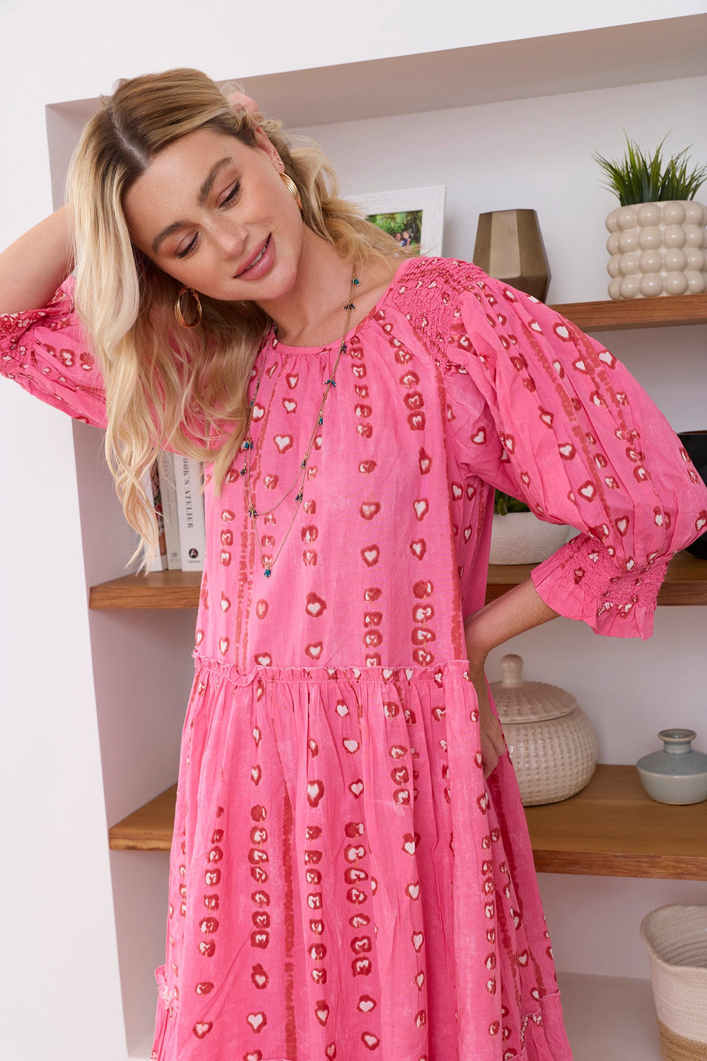 Robe Gypsy Heart rouge coquelicot