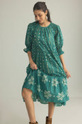 Robe Gypsy Heart, coloris bleu sarcelle Canyon