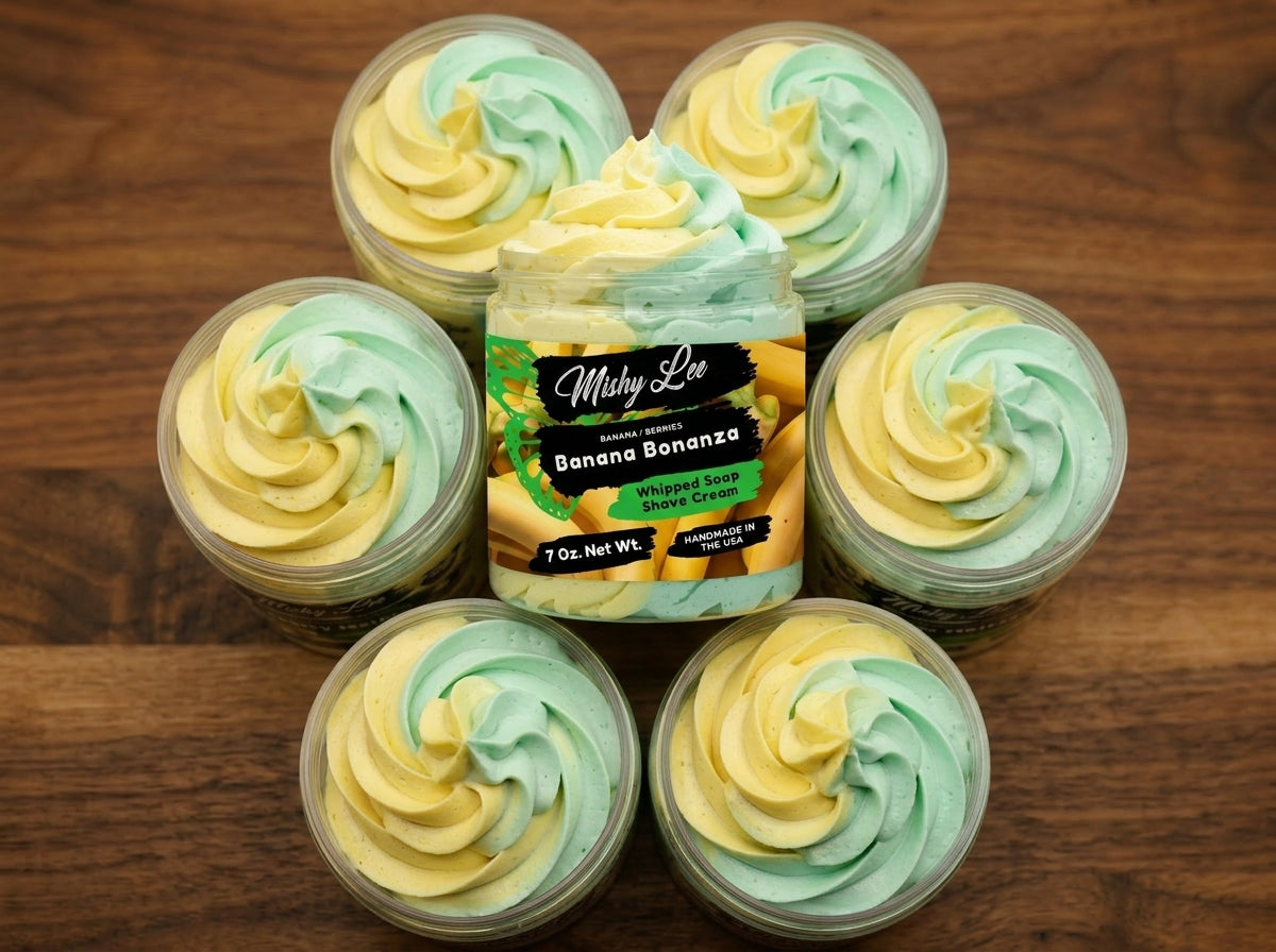 Crème fouettée et à raser Banane Bonanza