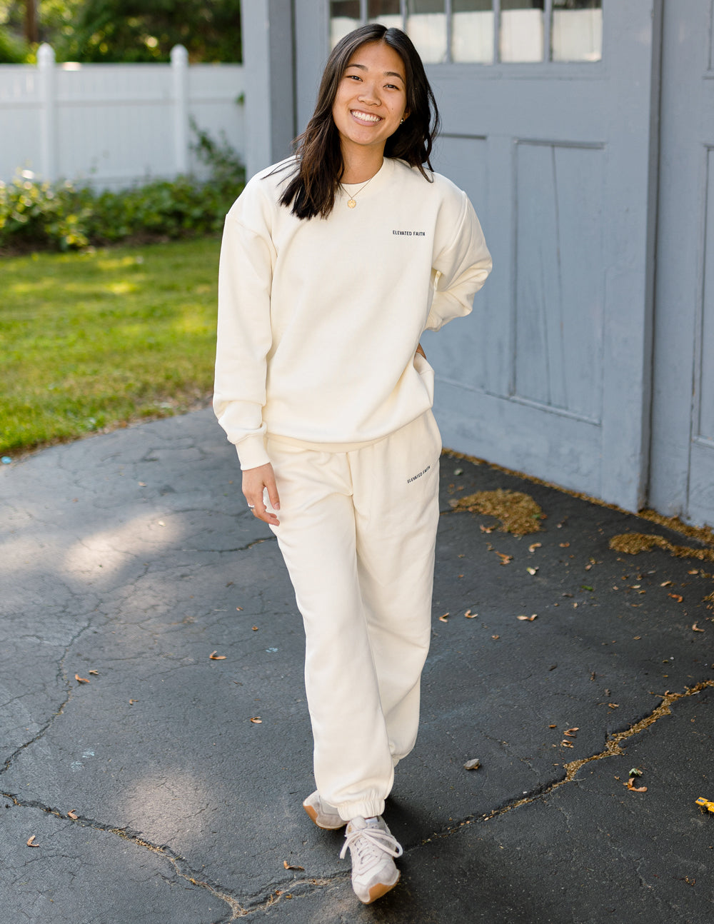 Basics White Sand Pantalon de survêtement unisexe