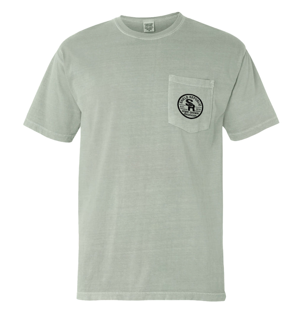 T-shirt à poche Dirty Hands American Grit