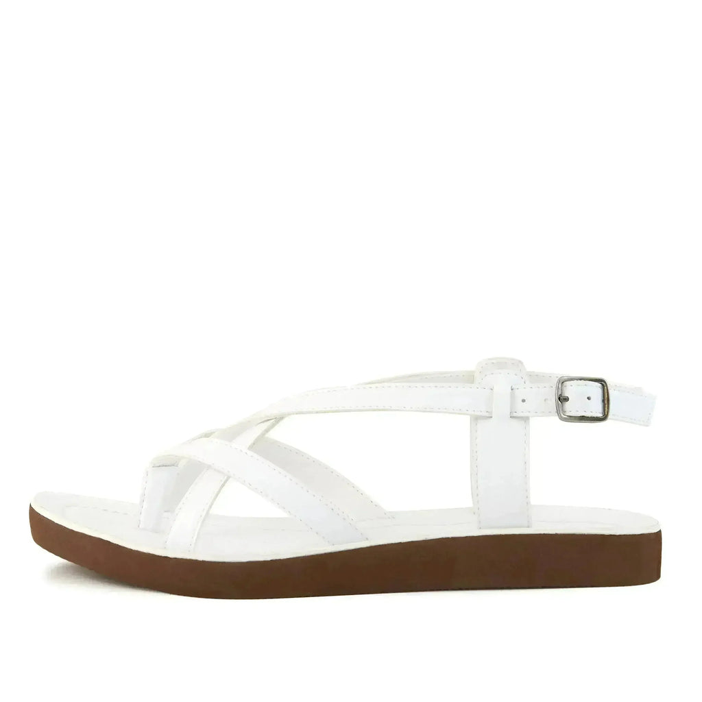 Sandale Bernardo blanche pour femme