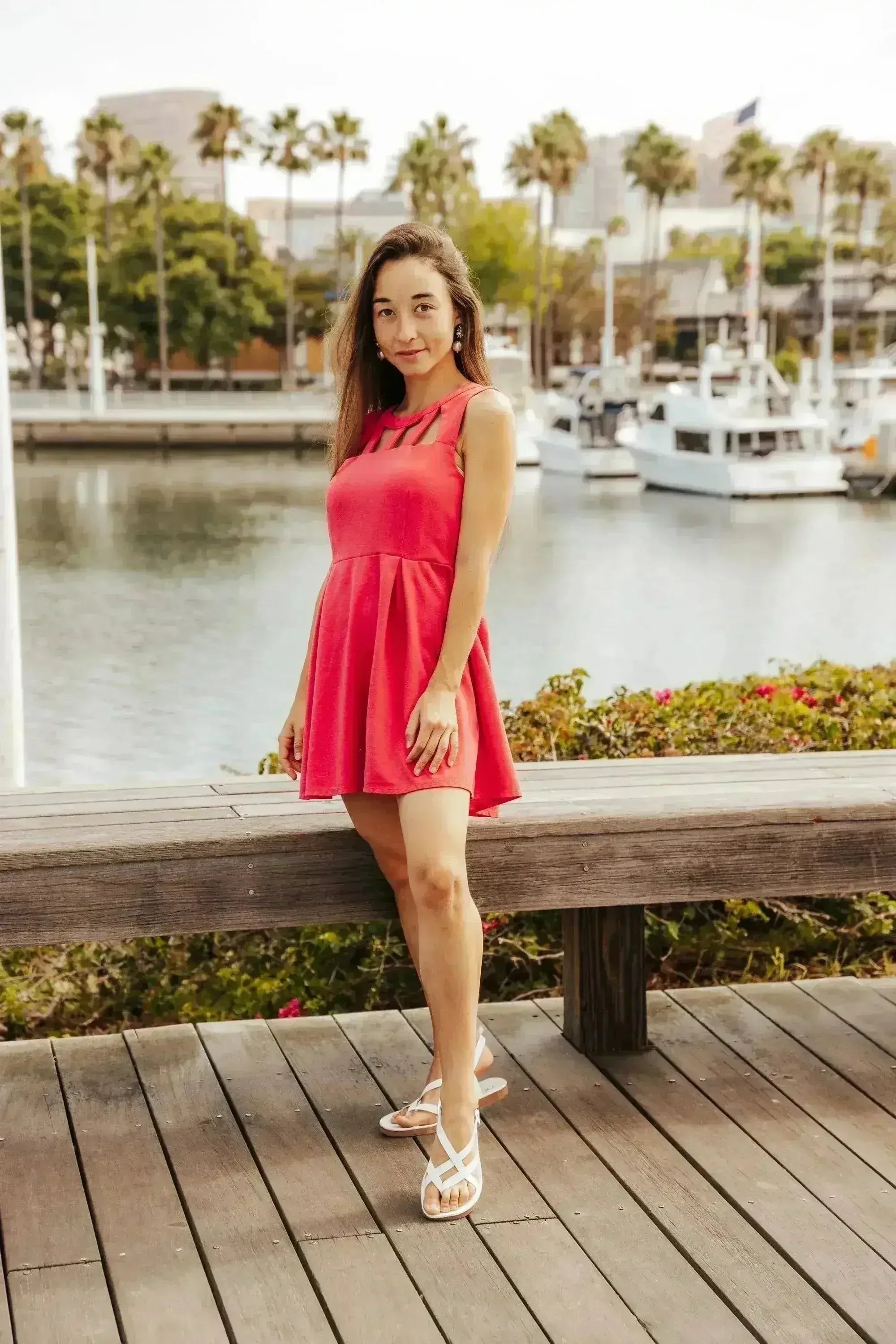 Sandale Bernardo blanche pour femme