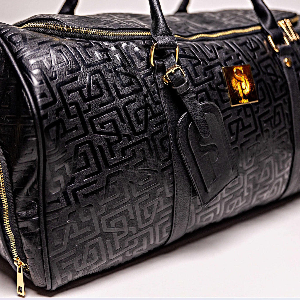 Sac polochon en cuir monogramme noir (150 exemplaires)