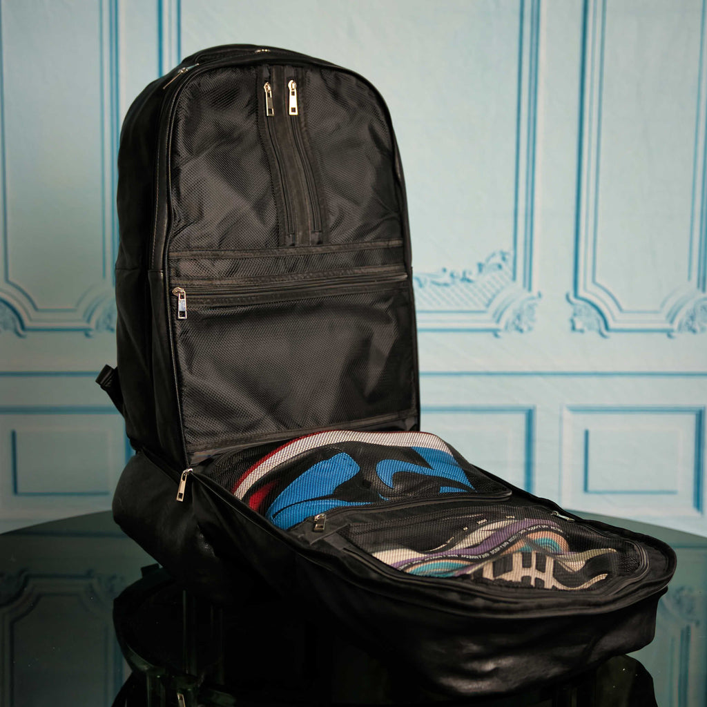 Sac à dos de cabine breveté en cuir noir (seulement 300 exemplaires)