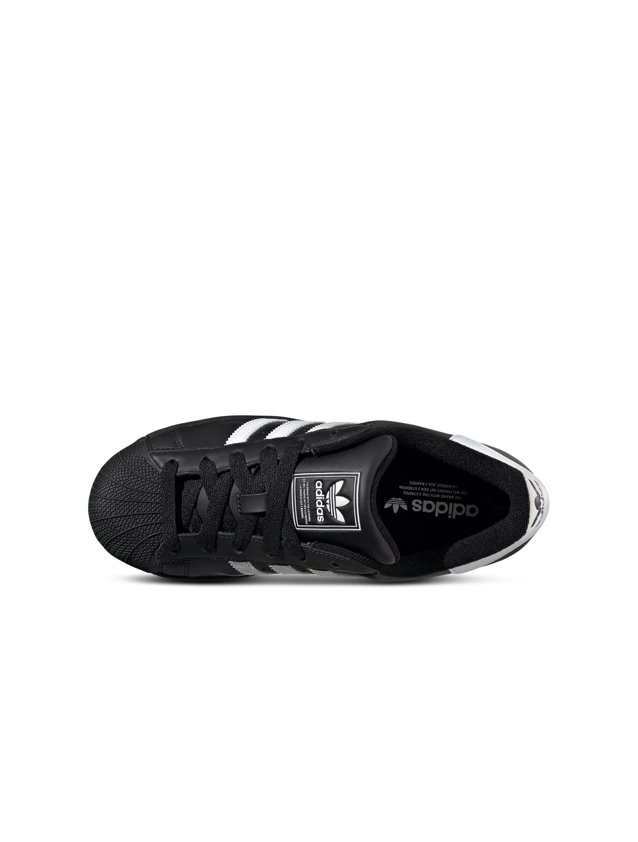 Adidas Superstar II pour femme - Noir/Blanc