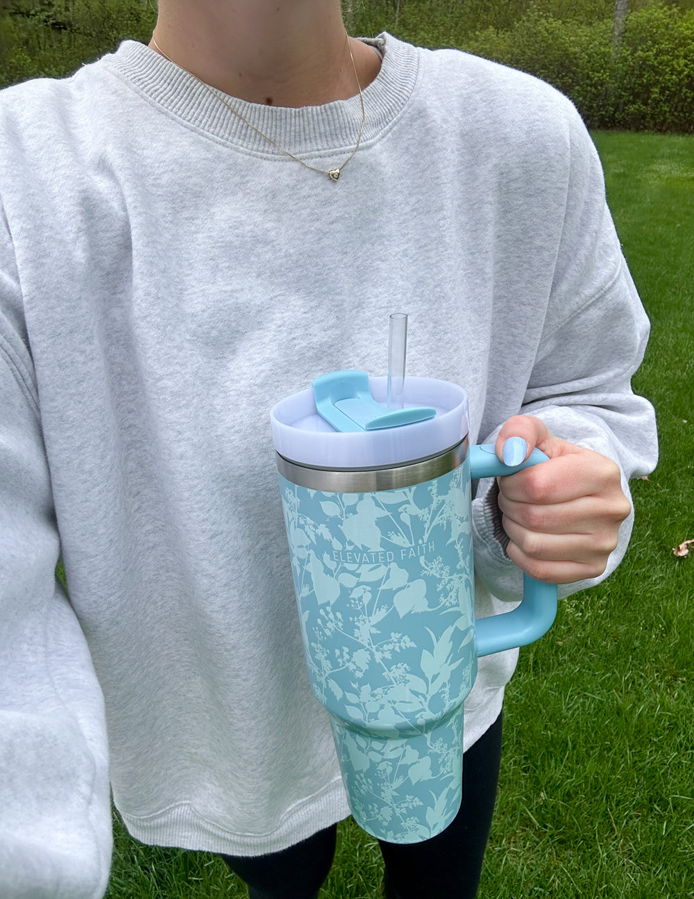 Gobelet Blue Botanic de 40 oz