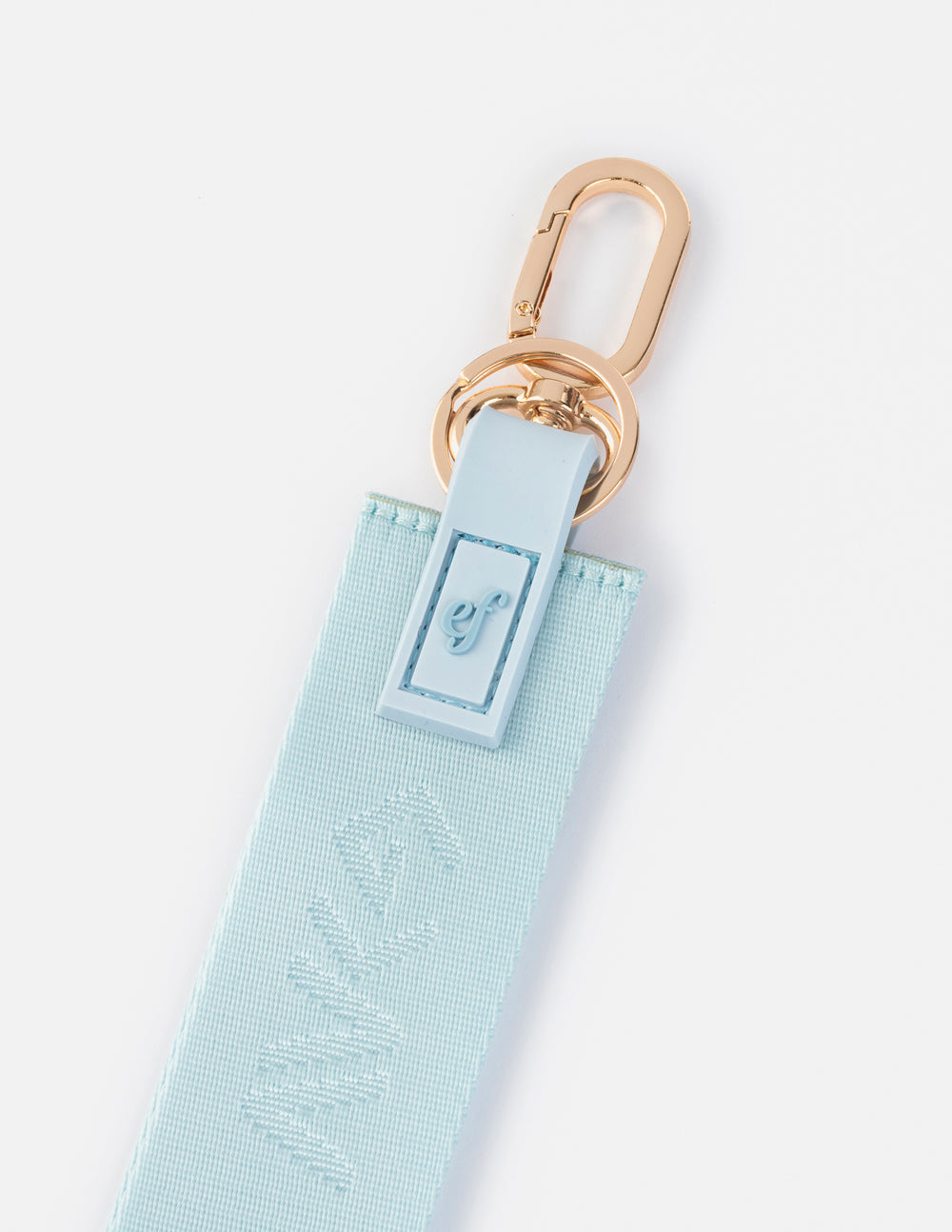Porte-clés bleu surdimensionné hauts et bas