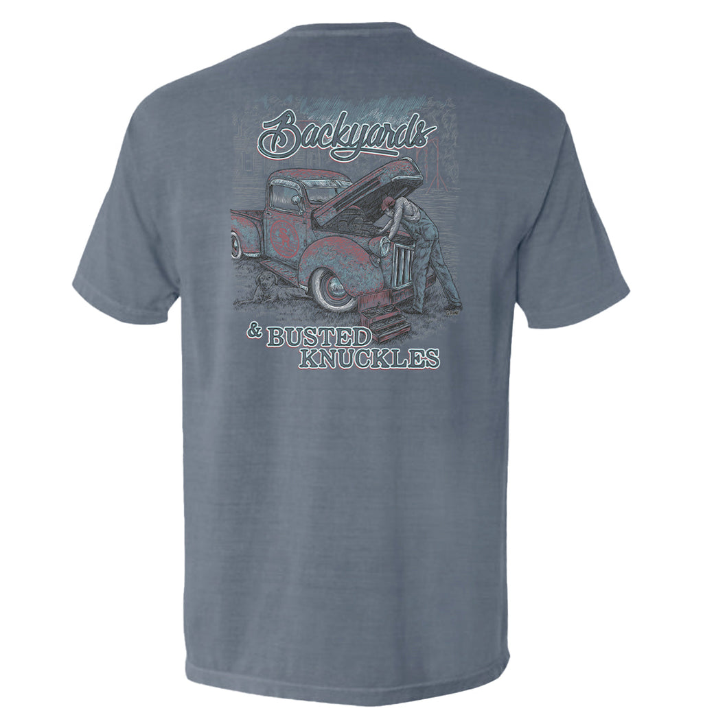 T-shirt à poche Arrière-cours et Doigts cassés