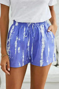 Shorts à cordon tie-dye - Style estival bohème chic
