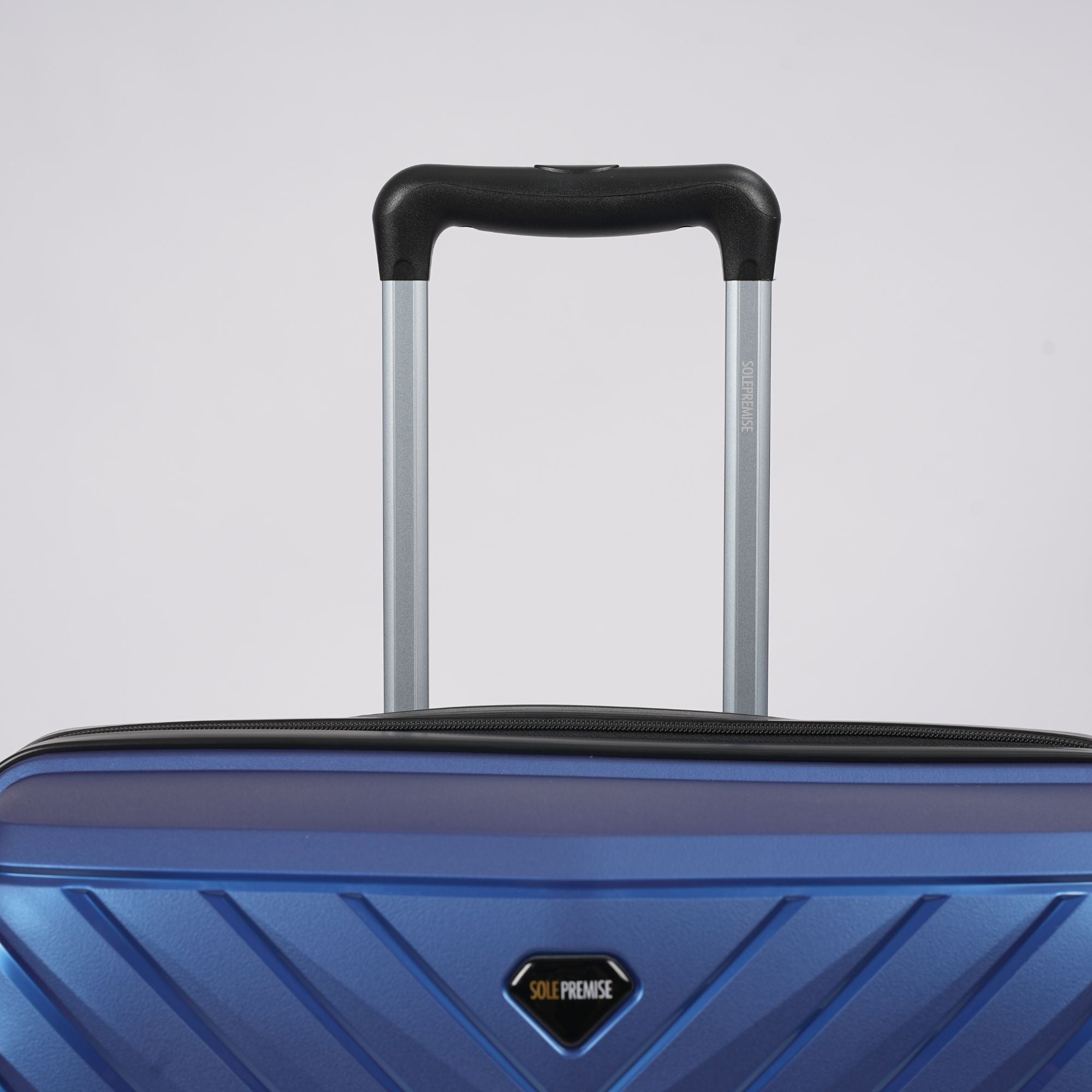 Ensemble de valises rigides à roulettes bleues (28, 24 et 20 po)