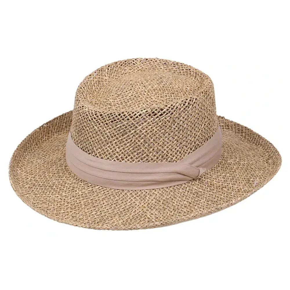 Chapeau de paille type "Gambler" - Deadwood Trading Breezer