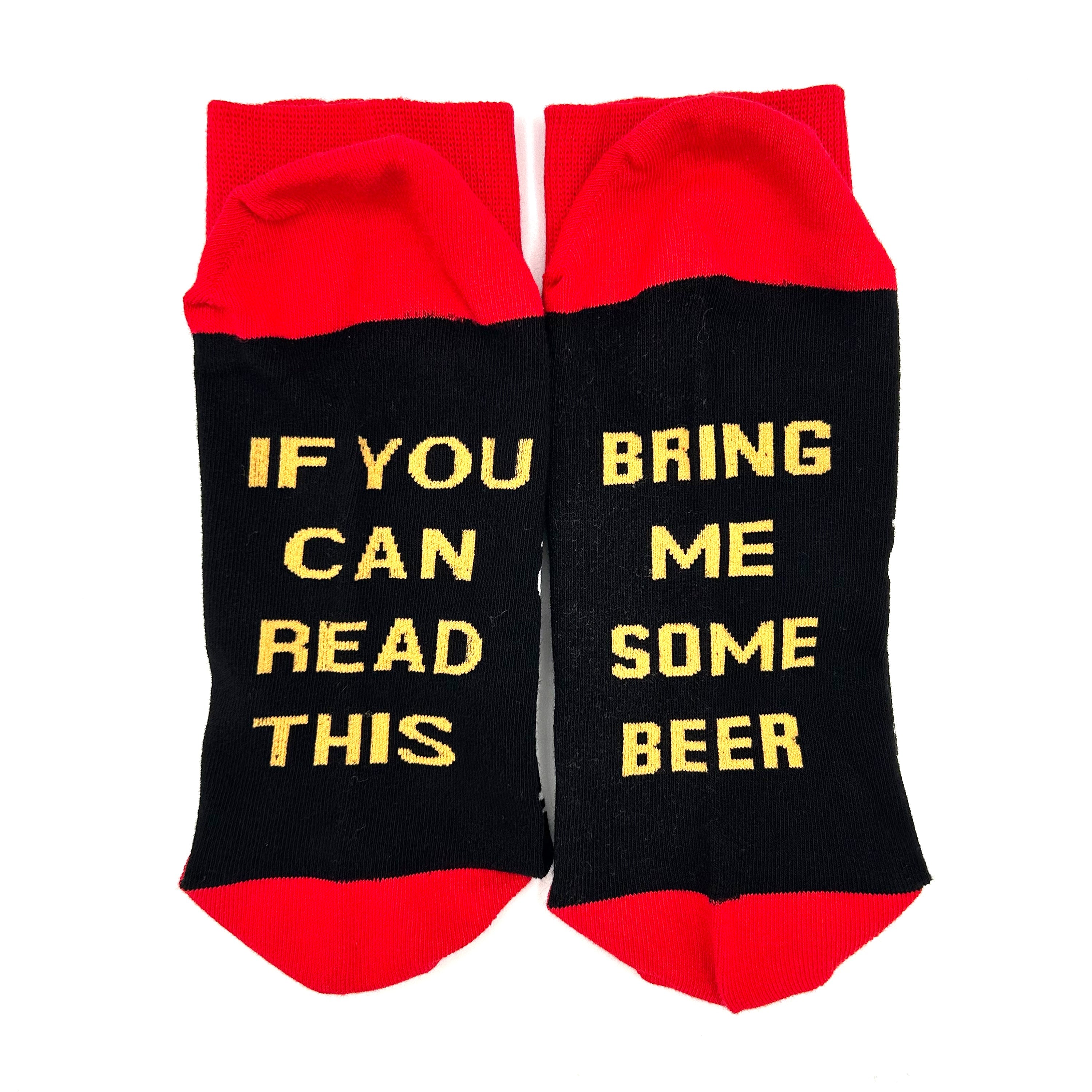 Chaussettes fantaisie « Apportez-moi de la bière »