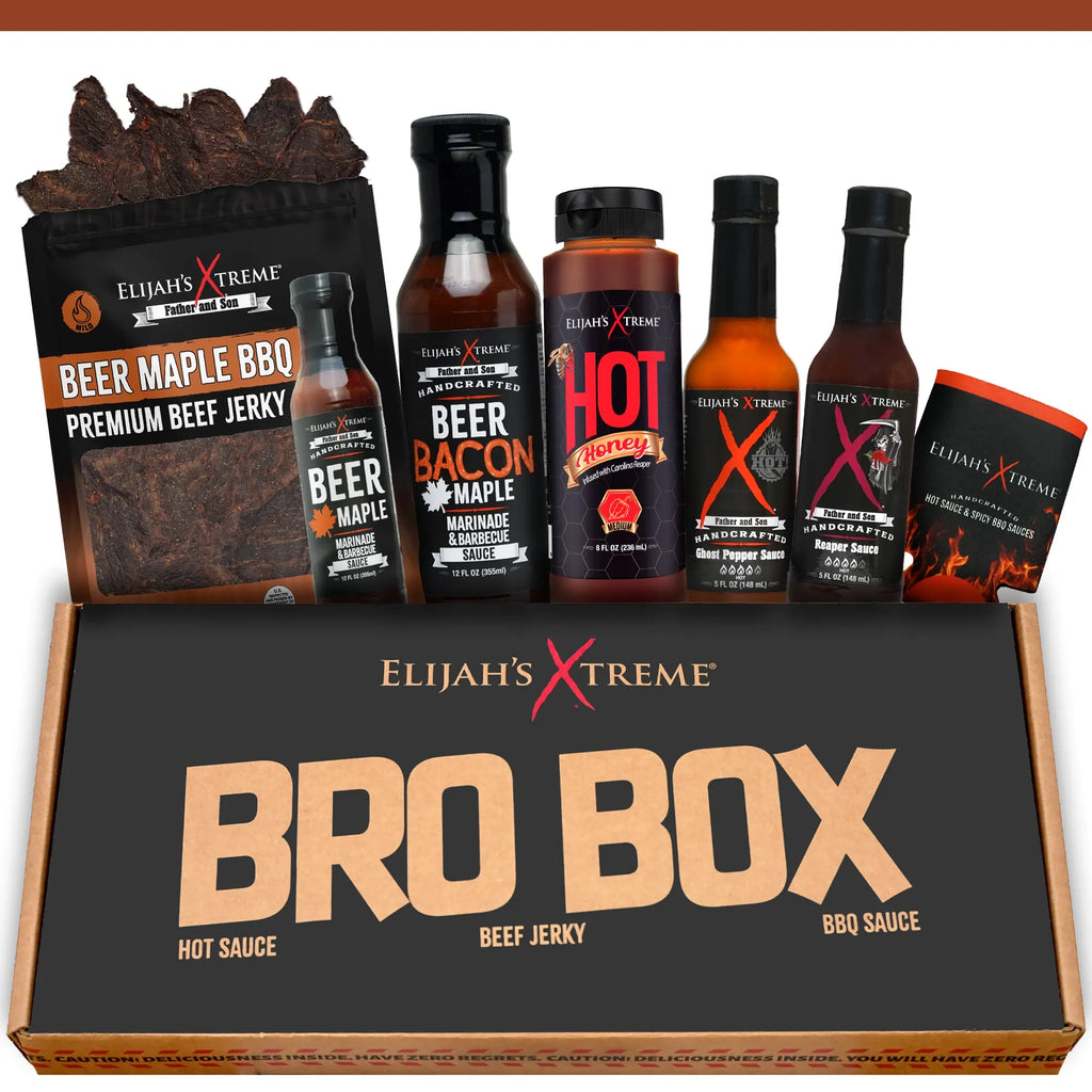 Coffret Cadeau Ultime de Sauces Piquantes BBQ Bro Box