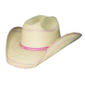 Chapeau de cow-girl en paille Bullhide Candy Kisses pour enfants (10X)