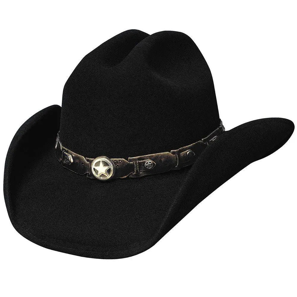 Chapeau de cow-boy en feutre de laine malléable Bullhide Colt 45