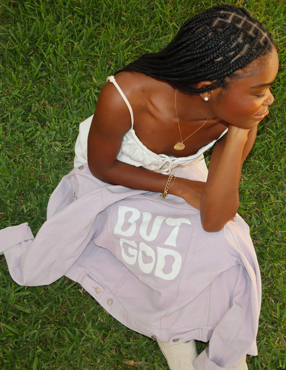 Veste en jean courte But God