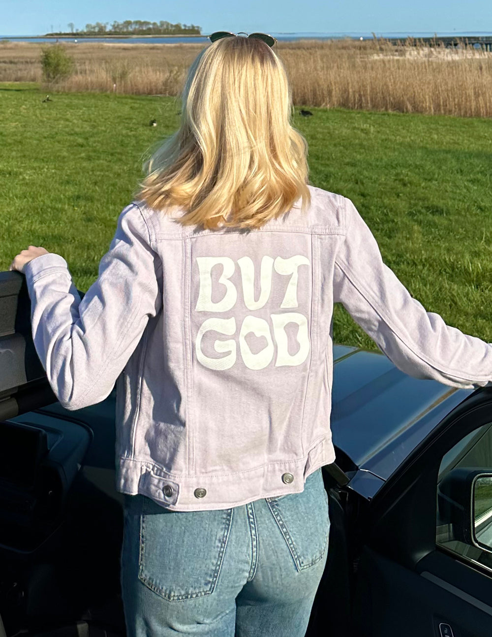 Veste en jean courte But God