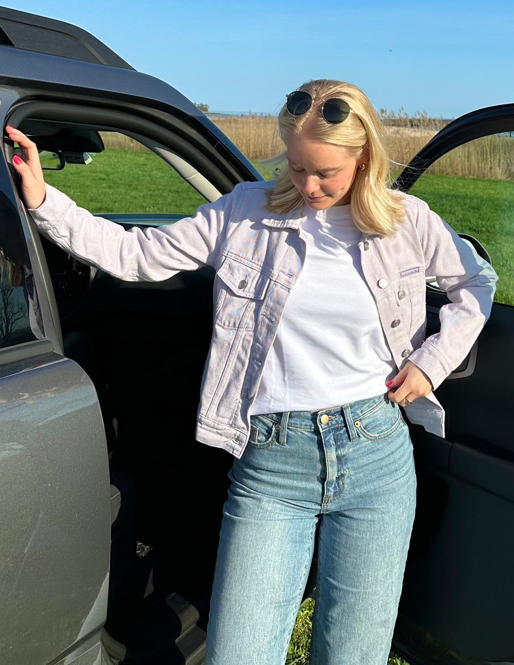 Veste en jean courte But God